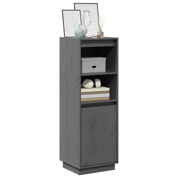 Grauer Schrank Dezzie 37x34x110cm (Kiefer)