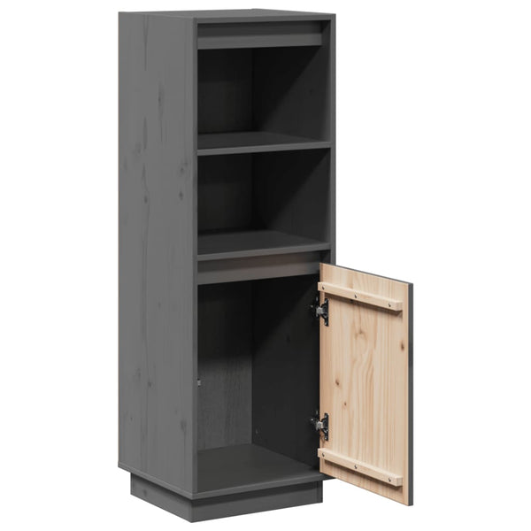 Grauer Schrank Dezzie 37x34x110cm (Kiefer)