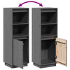 Grauer Schrank Dezzie 37x34x110cm (Kiefer)