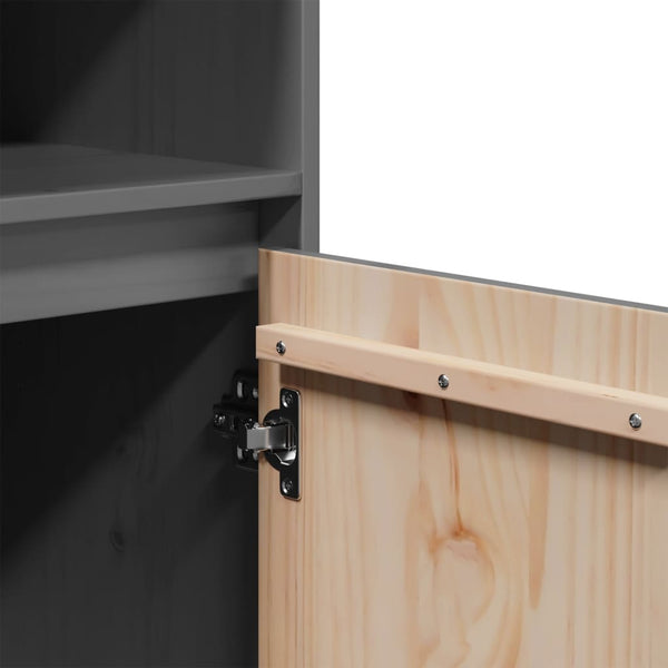 Grauer Schrank Dezzie 37x34x110cm (Kiefer)