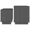 Graue Set-Sofatische Allbert (2 Stk. Kiefer)