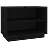 Schwarzer Schuhschrank Homer 60x34x45cm (Kiefer)