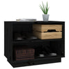 Schwarzer Schuhschrank Homer 60x34x45cm (Kiefer)