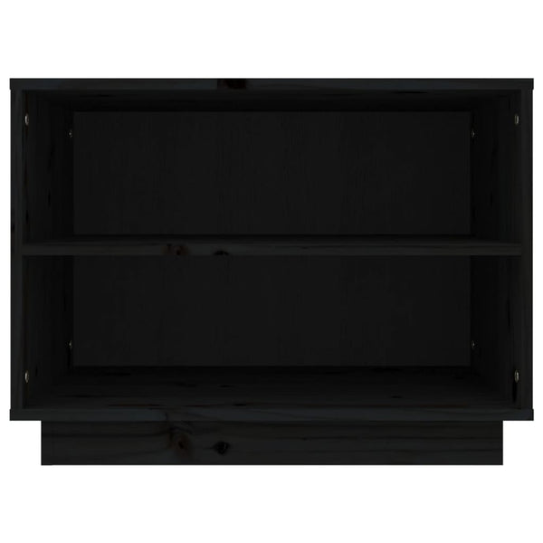 Schwarzer Schuhschrank Homer 60x34x45cm (Kiefer)
