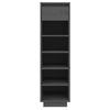 Grauer Schuhschrank Stamenca 30x34x105cm (Kiefer)