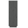 Grauer Schuhschrank Stamenca 30x34x105cm (Kiefer)