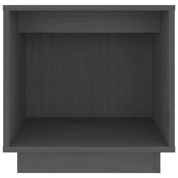 Grauer Nachttisch Turc 40x30x40cm (Kiefer)