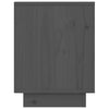 Grauer Nachttisch Turc 40x30x40cm (Kiefer)