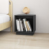 Grauer Nachttisch Turc 40x30x40cm (Kiefer)