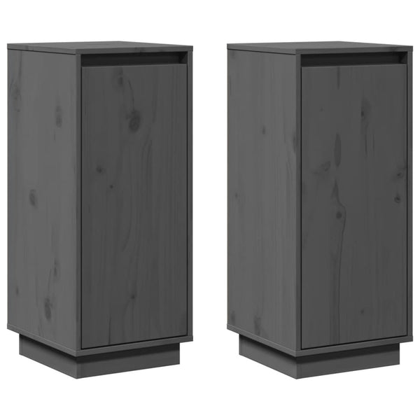 Harmaa senkit Velonia 31,5x34x75cm (2 kpl mänty)