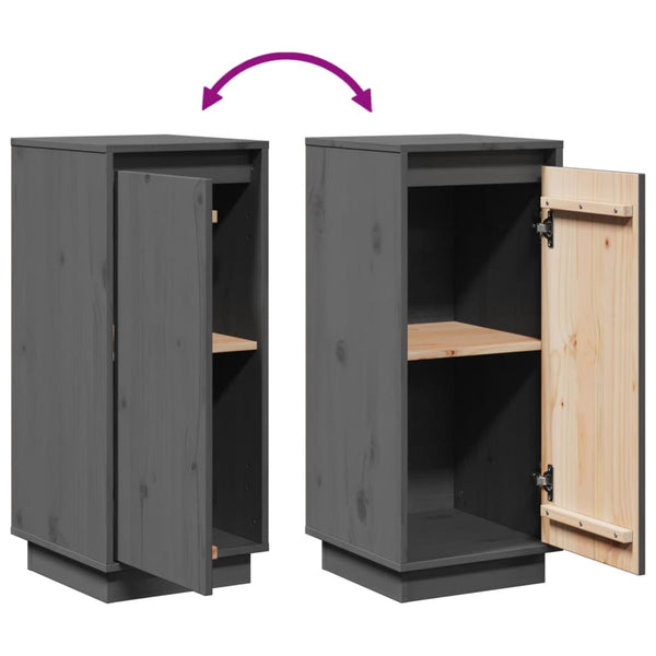 Harmaa senkit Velonia 31,5x34x75cm (2 kpl mänty)