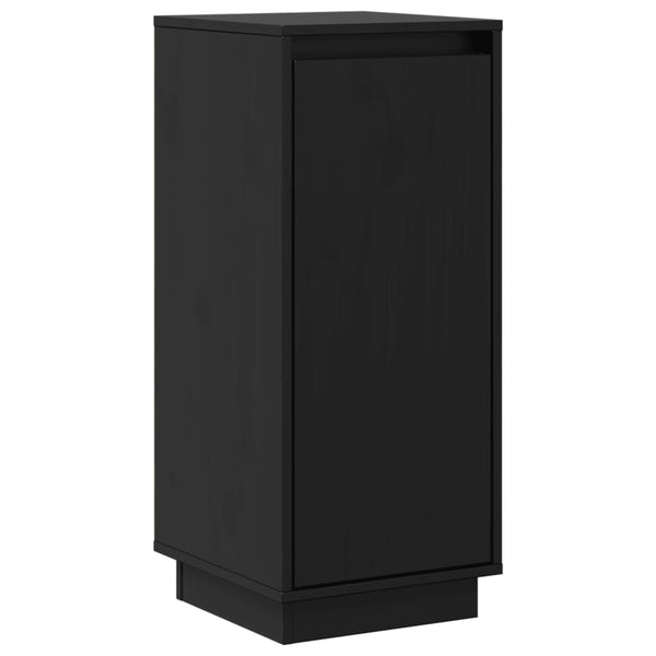 Schwarze Kommoden Velonia 31,5x34x75cm (2 St. Kiefer)