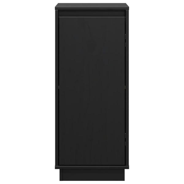 Schwarze Kommoden Velonia 31,5x34x75cm (2 St. Kiefer)