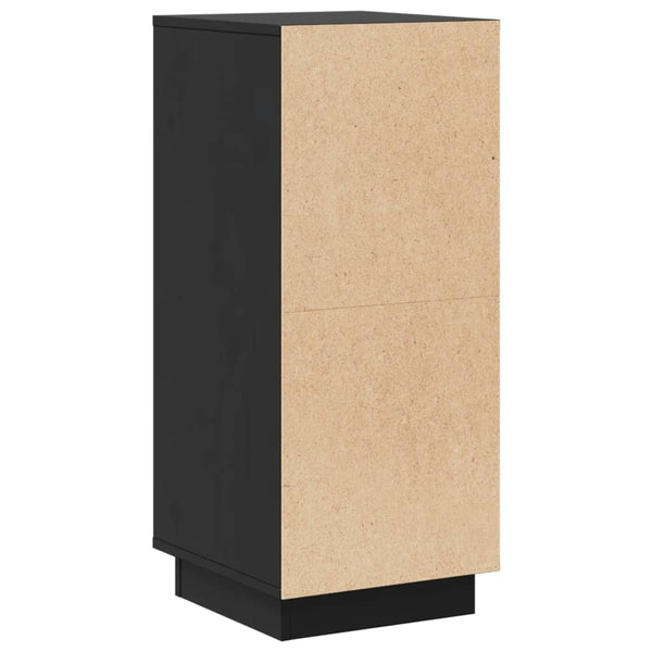 Schwarze Kommoden Velonia 31,5x34x75cm (2 St. Kiefer)