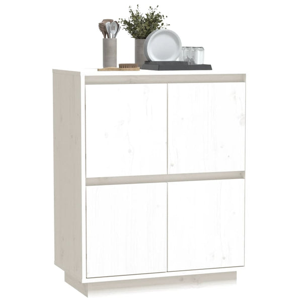 Weißes Sideboard Teimori 60x34x75cm (Kiefer)