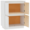 Weißes Sideboard Teimori 60x34x75cm (Kiefer)