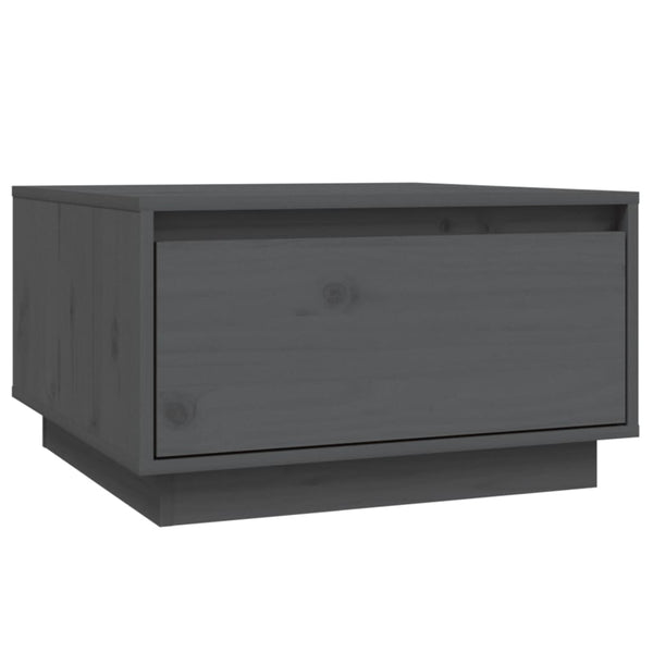 Grauer Couchtisch Tuliuta 55x56x32cm (Kiefer)