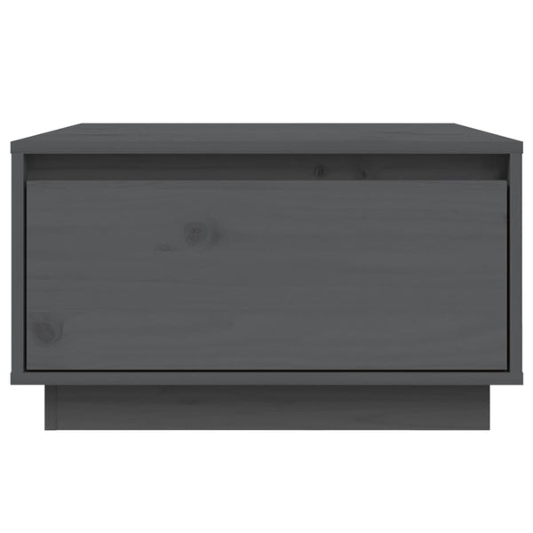 Grauer Couchtisch Tuliuta 55x56x32cm (Kiefer)