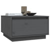 Grauer Couchtisch Tuliuta 55x56x32cm (Kiefer)