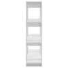Weißes Bücherregal/Raumteiler Cozmir 100x30x123,5cm