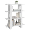 Weißes Bücherregal/Raumteiler Cozmir 100x30x123,5cm