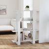 Weißes Bücherregal/Raumteiler Cozmir 100x30x123,5cm