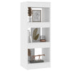 Weißes Bücherregal/Raumteiler Debrah 40x30x103cm (Holz)