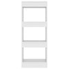 Weißes Bücherregal/Raumteiler Debrah 40x30x103cm (Holz)