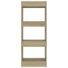 Bücherregal/Raumteiler Debrah 40x30x103cm Sonoma Eiche (Holz)