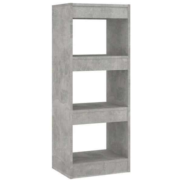 Betongraues Regal/Raumteiler Debrah 40x30x103cm (Holz)