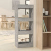 Betongraues Regal/Raumteiler Debrah 40x30x103cm (Holz)