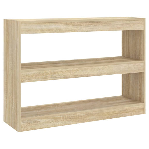 Sonoma Eiche Bücherregal/Raumteiler Vintilescu 100x30x72cm