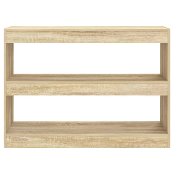Sonoma Eiche Bücherregal/Raumteiler Vintilescu 100x30x72cm