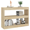 Sonoma Eiche Bücherregal/Raumteiler Vintilescu 100x30x72cm