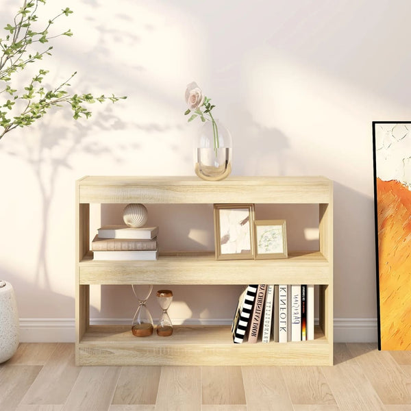 Sonoma Eiche Bücherregal/Raumteiler Vintilescu 100x30x72cm