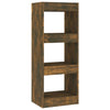 Räuchereiche Bücherregal/Raumteiler Debrah 40x30x103cm (Spanplatte)