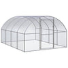 Olandina verzinkter Außenkäfig für Hühner 3x4x2 m (Stahl)