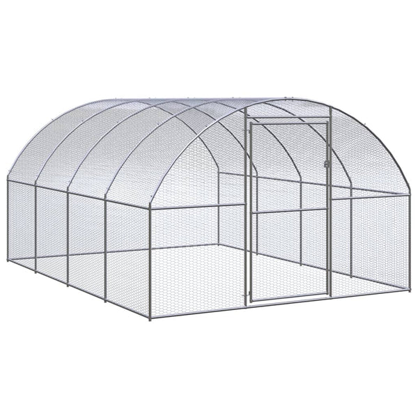 Olandina verzinkter Außenkäfig für Hühner 3x4x2 m (Stahl)