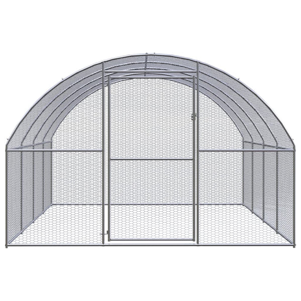 Olandina verzinkter Außenkäfig für Hühner 3x4x2 m (Stahl)