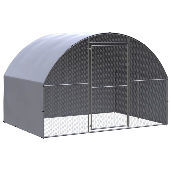 Außenkäfig für Hühner Olandina, verzinkt, 3x2x2 m (Stahl)