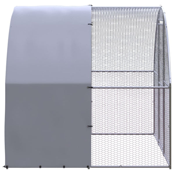 Außenkäfig für Hühner Olandina, verzinkt, 3x2x2 m (Stahl)