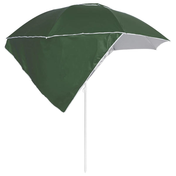 Grüner Sonnenschirm mit Seitenwänden Fiana 215cm