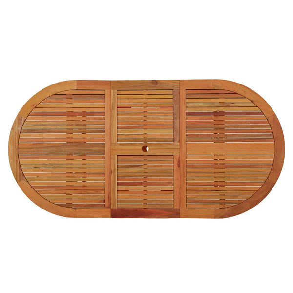 Gartentisch Ostafiu 200x100x75cm (Eukalyptusholz)