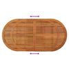 Gartentisch Ostafiu 200x100x75cm (Eukalyptusholz)