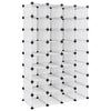Transparenter Schuhständer Statescu 93x36,5x140cm (pp)