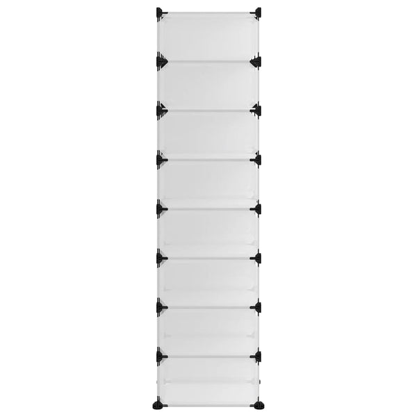 Transparenter Schuhständer Statescu 93x36,5x140cm (pp)