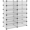 Transparenter Schuhständer Statescu 94,5x36,5x106cm (PP)