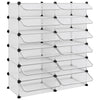 Transparenter Schuhständer Statescu 94,5x36,5x106cm (PP)