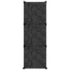 Schuhregal Statescu 84,5x31x93,5cm, schwarz (PP)