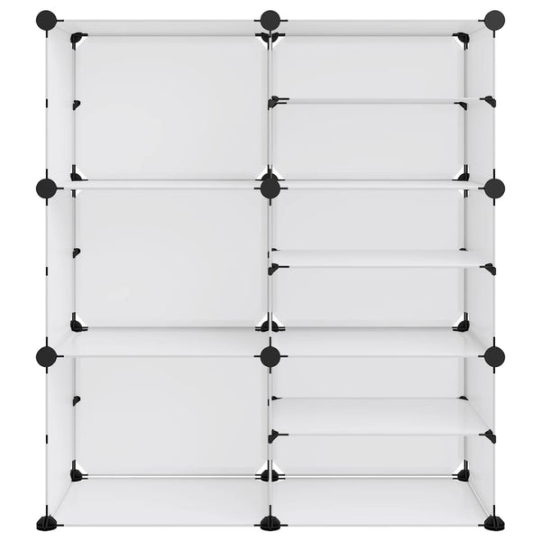 Transparentes Schuhregal Statescu 84x31,5x93cm (pp)